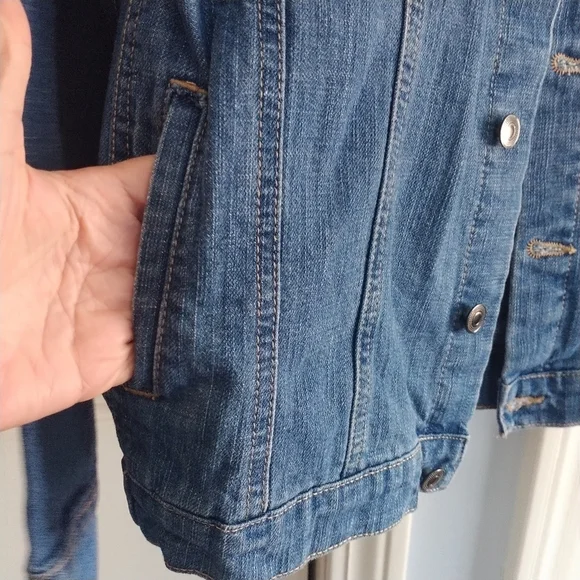 American Rhino Groovy Lava Lamp Denim Jacket S - Picture 5 of 8